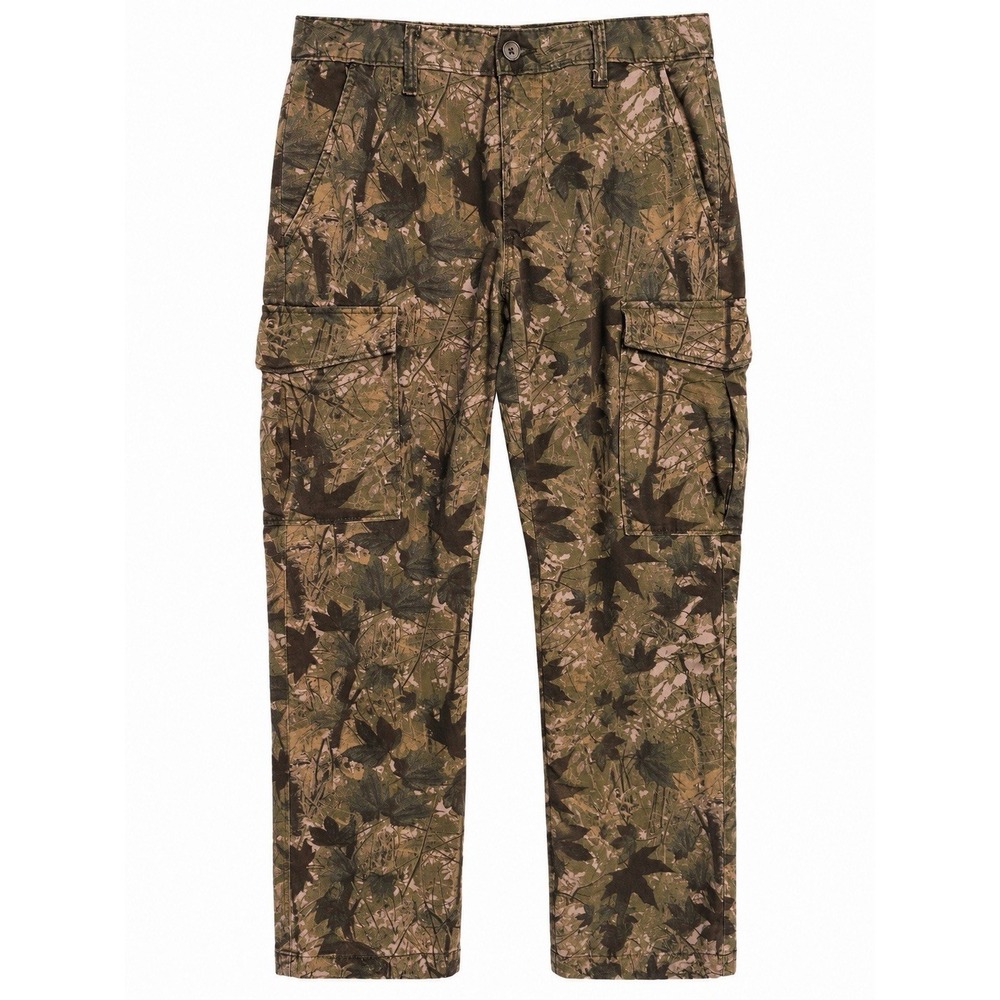 Old Navy Men's Camo Cargo Pants 30x30 Straight Leg Utility Woodland